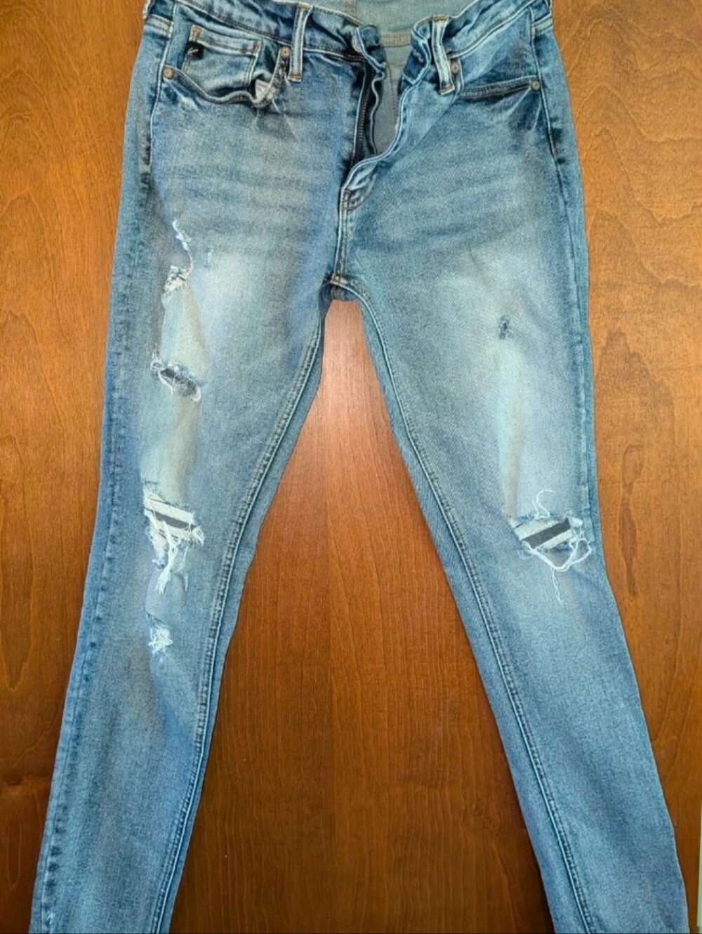 Kancan Blue Distressed Women's Jeans
